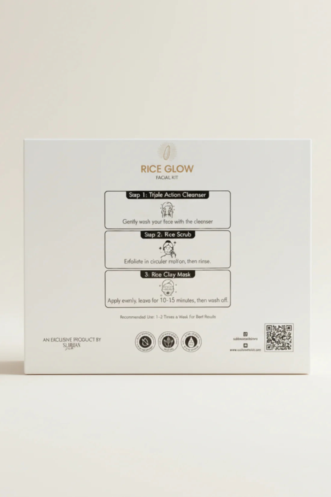 3-Step Rice Glow Facial Kit