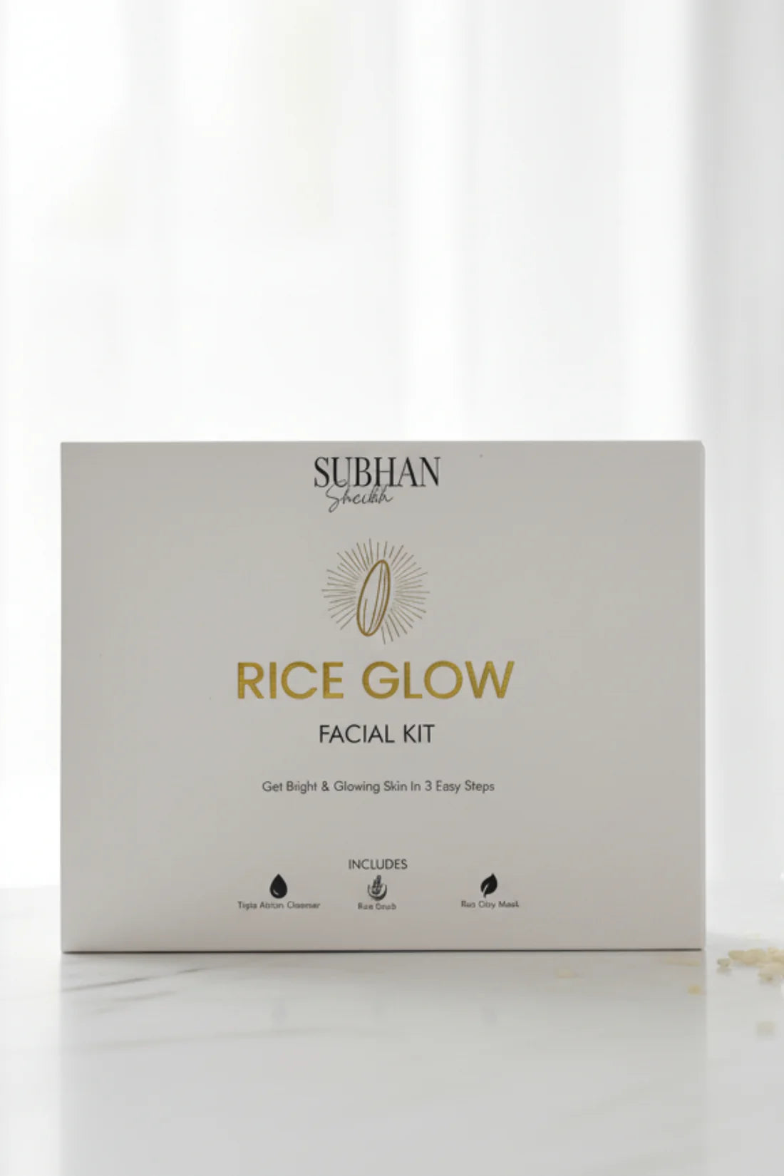 3-Step Rice Glow Facial Kit