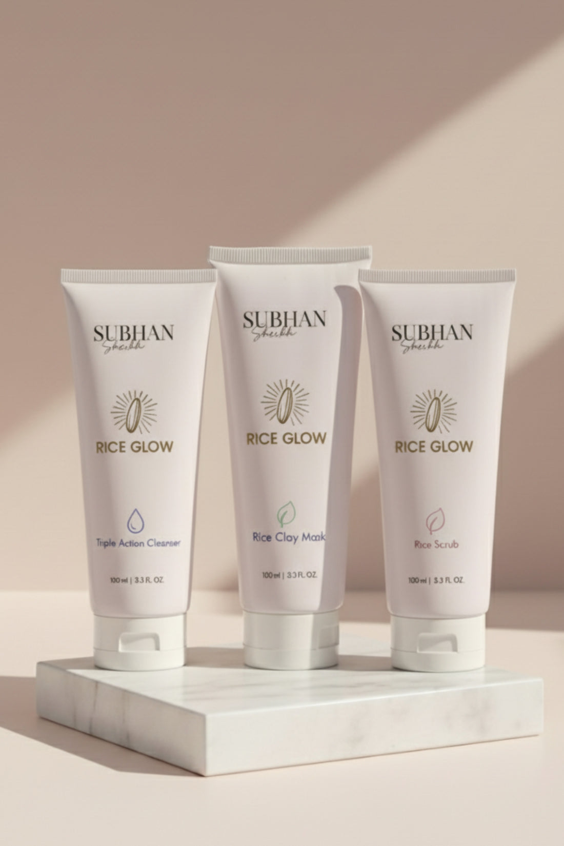 3-Step Rice Glow Facial Kit